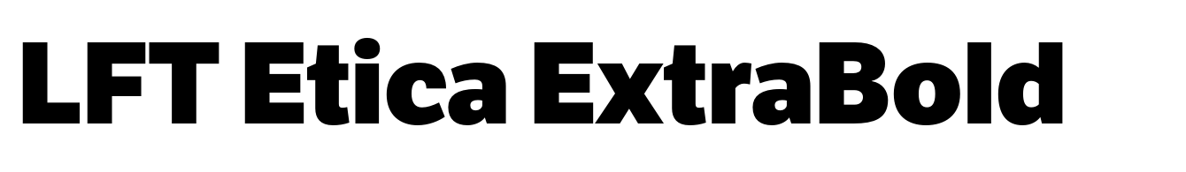 LFT Etica ExtraBold